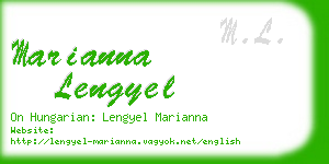 marianna lengyel business card